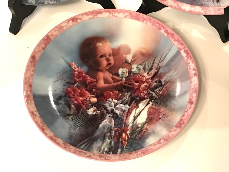 Photo 3 of THE BRADFORD EXCHANGE BABY COLLECTOR PLATES 