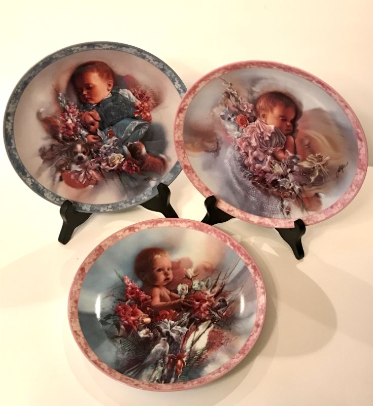 Photo 1 of THE BRADFORD EXCHANGE BABY COLLECTOR PLATES 