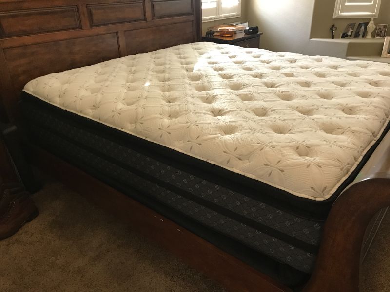 Photo 1 of MAPLE FIRM EAST KING MATTRESS - LIKE NEW