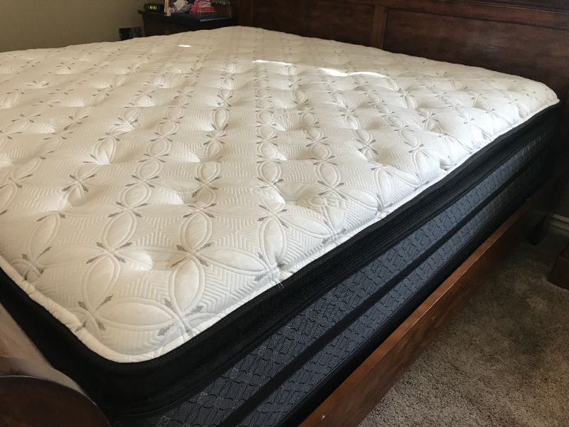 Photo 3 of MAPLE FIRM EAST KING MATTRESS - LIKE NEW