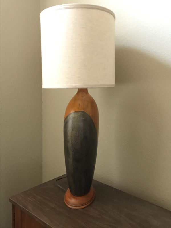 Photo 2 of MCM VINTAGE CERAMIC LAMP 36 INCH