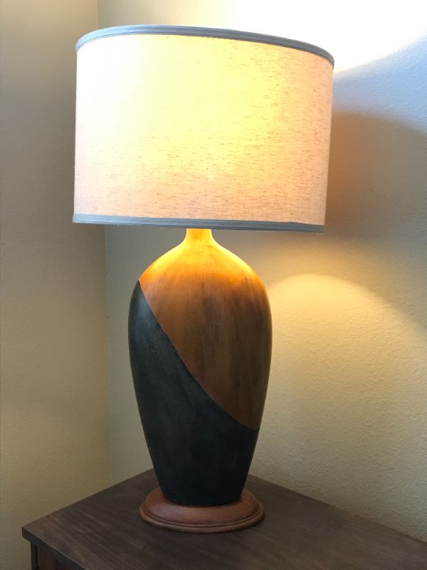 Photo 3 of MCM VINTAGE CERAMIC LAMP 36 INCH