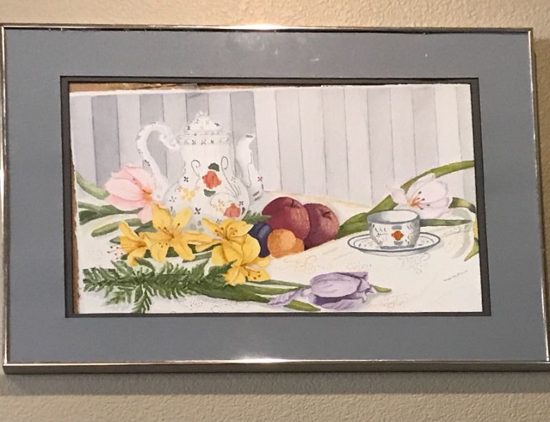 Photo 1 of FRAMED ORIGINAL WATERCOLOR  SIGNED BY ARTIST -28”x21”