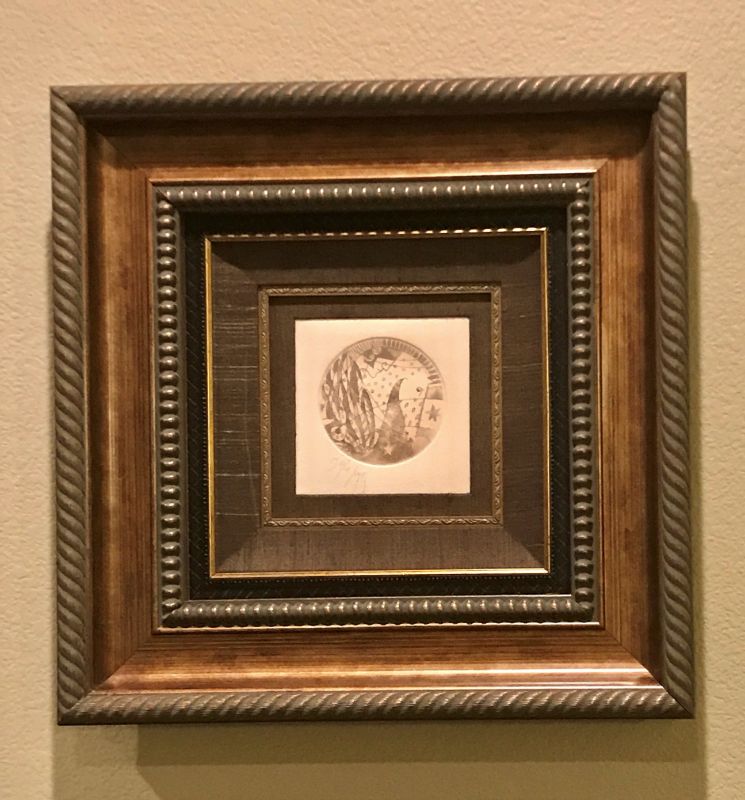 Photo 1 of MARKUS CSABA FRAMED ETCHING "HERO OF PARTHENON"- SIGNED & NUMBERED WITH COA & APPRAISAL