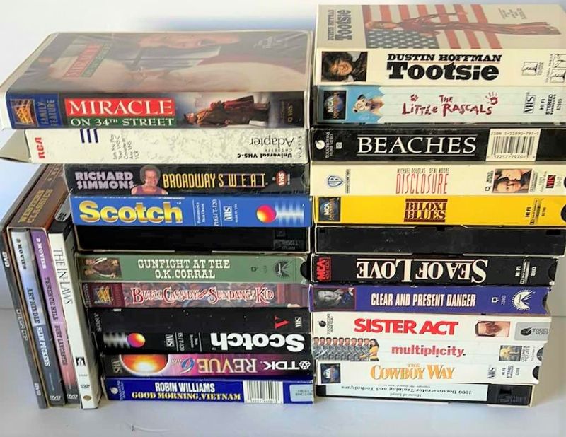 Photo 1 of VHS TAPES