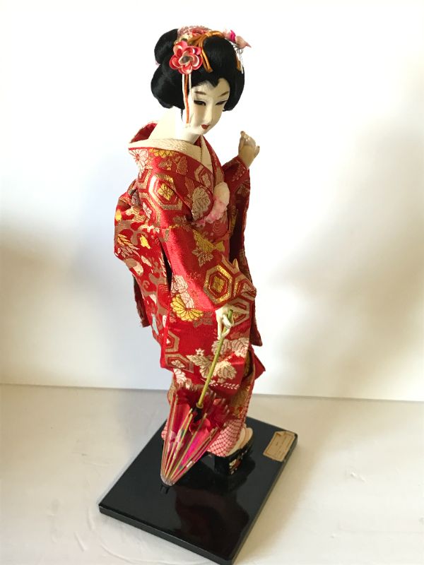 Photo 3 of VINTAGE JAPANESE  YOUNG DANCER IN KYOTO GEISHA DOLL - PURCHASED IN JAPAN 1960’s
