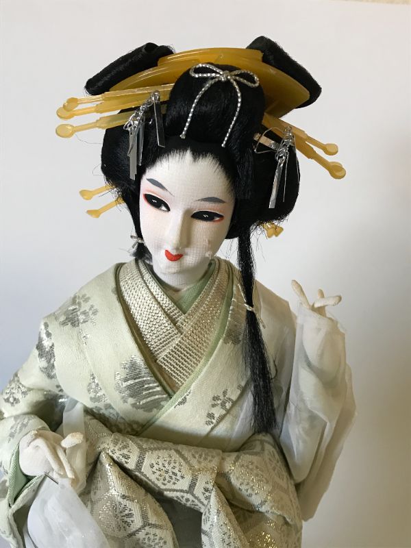 Photo 1 of VINTAGE JAPANESE “SNOW QUEEN “GEISHA DOLL - PURCHASED IN JAPAN 1960’s - A LITTLE REPAIR NEEDED