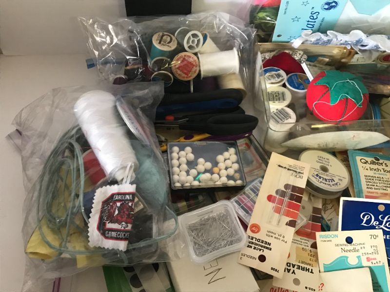 Photo 2 of SEWING SUPPLIES LARGE LOT SOME VINTAGE