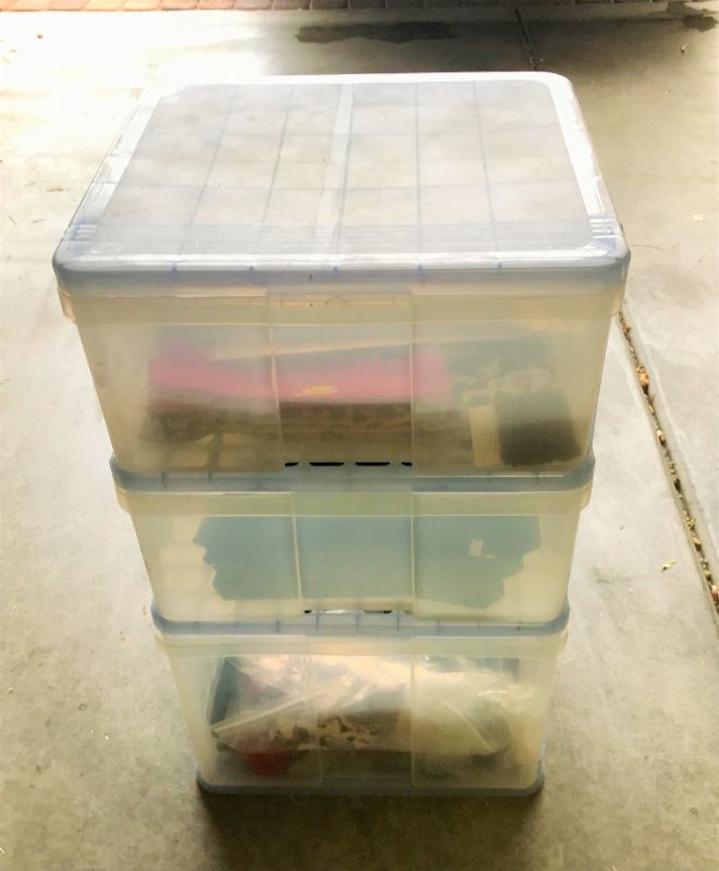 Photo 1 of STORAGE CONTAINER WITH MISCELLANEOUS 
ITEMS