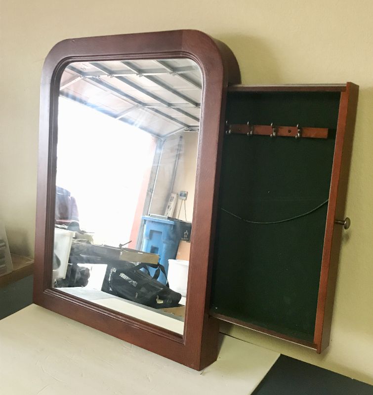 Photo 1 of UNIQUE MIRROR WITH JEWELRY STORAGE 24”x30”