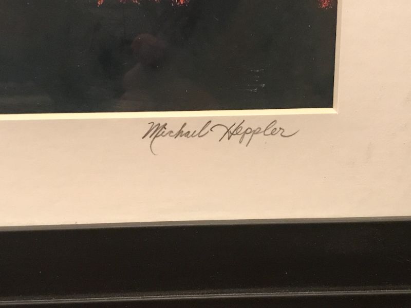 Photo 3 of MICHAEL HEPPLER FRAMED PHOTOGRAPHY - SIGNED 22”x12”