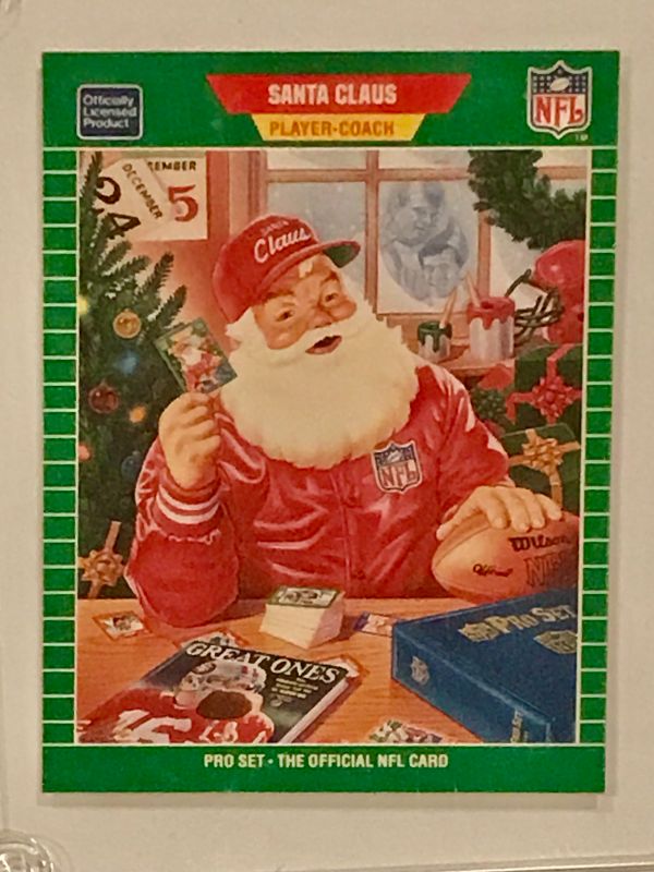 Photo 1 of 1989 PRO SET SANTA CLAUSE CARD MINT CONDITION