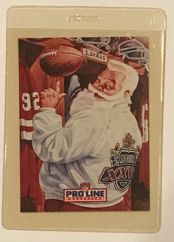 Photo 1 of 1992 PRO LINE SANTA CLAUSE CARD MINT CONDITION