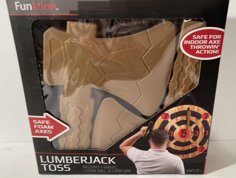 Photo 3 of 3 NIP LUMBERJACK TOSS, MAGNETIC DARTS AND PUZZLE