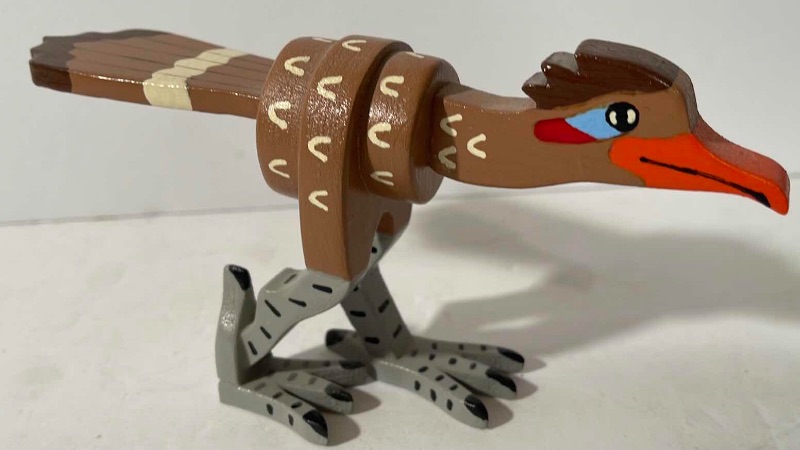 Photo 1 of HANDCRAFTED WOODEN BUFFALO, OWL, DONKEY & MORE FIGURES H-5.5 “