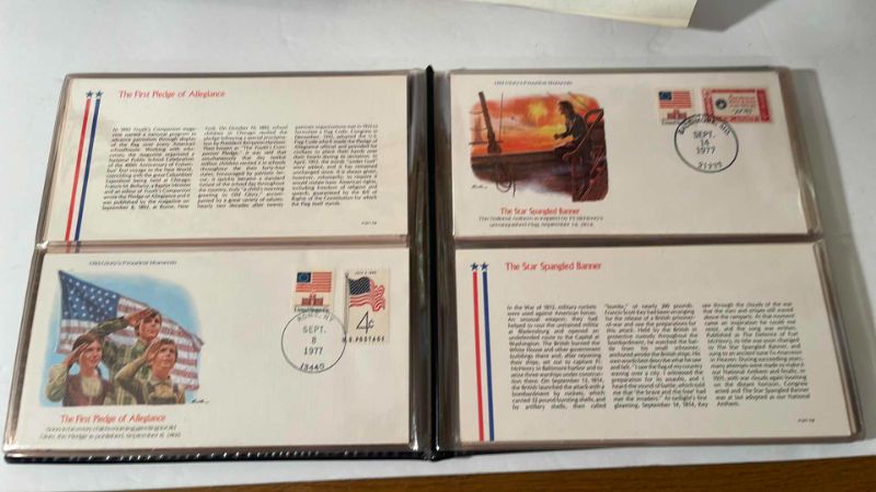 Photo 5 of STAMP COLLECTION US FIRST DAY & SPECIAL COVERS, OLD GLORY’S PROUDEST MOMENTS, AMERICA’S BICENTENNIAL STAMP BOOKS
