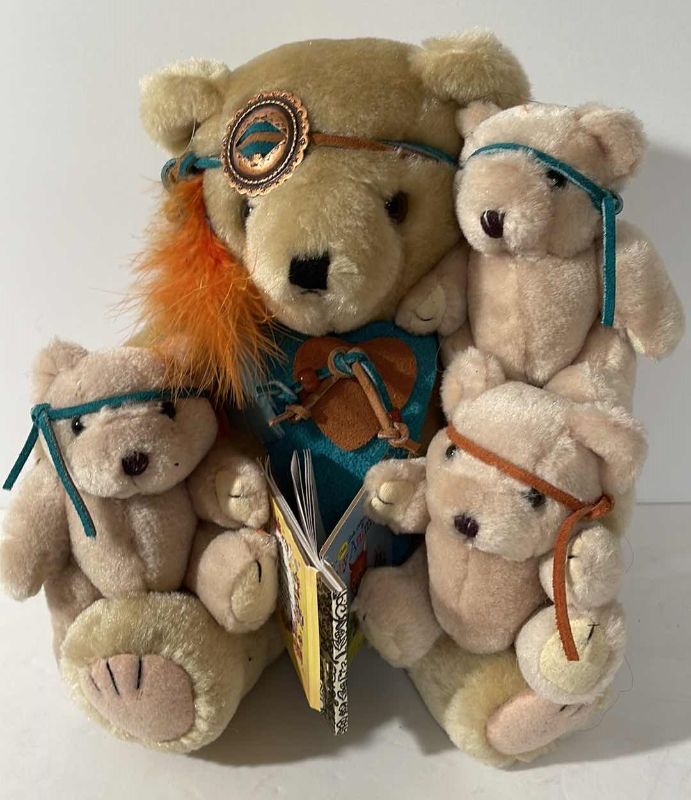 Photo 2 of VINTAGE BEARS DRESSED IN NATIVE AMERICAN OUTFITS