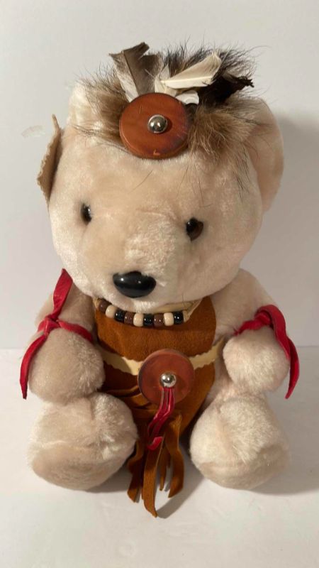 Photo 4 of VINTAGE BEARS DRESSED IN NATIVE AMERICAN OUTFITS