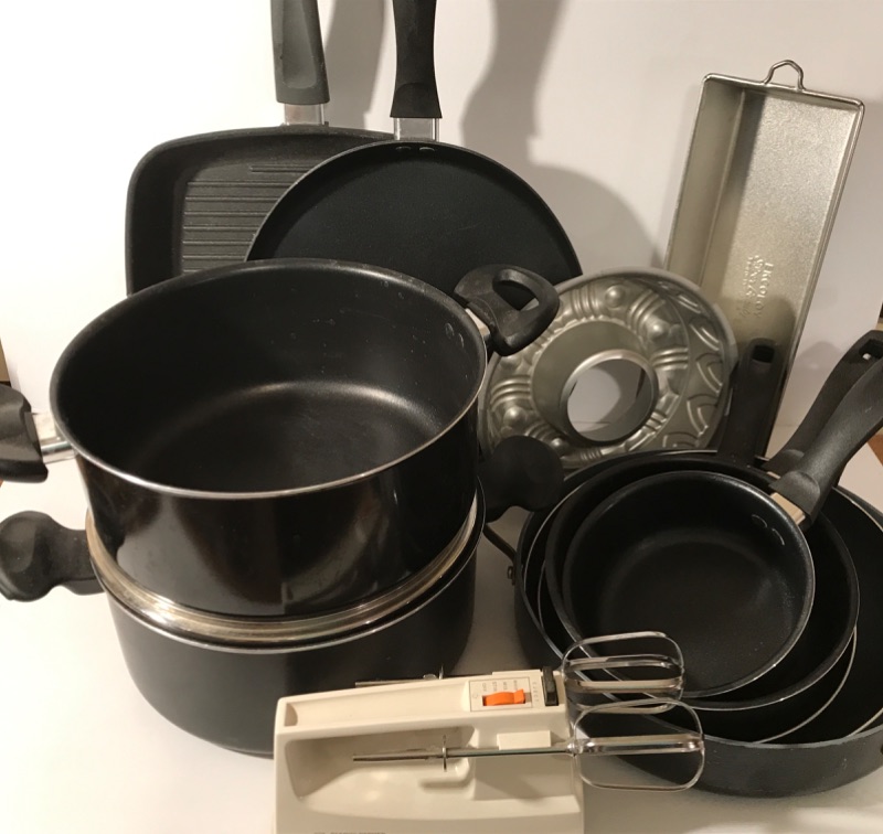 Photo 1 of ASSORTED POTS & PANS