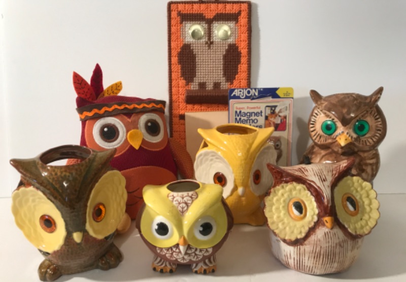 Photo 1 of VINTAGE OWL TEA LIGHT HOLDERS & MORE