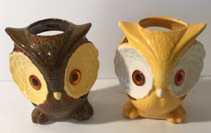 Photo 3 of VINTAGE OWL TEA LIGHT HOLDERS & MORE