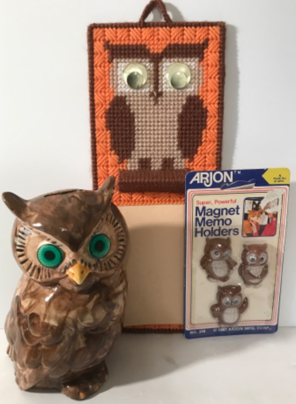 Photo 4 of VINTAGE OWL TEA LIGHT HOLDERS & MORE