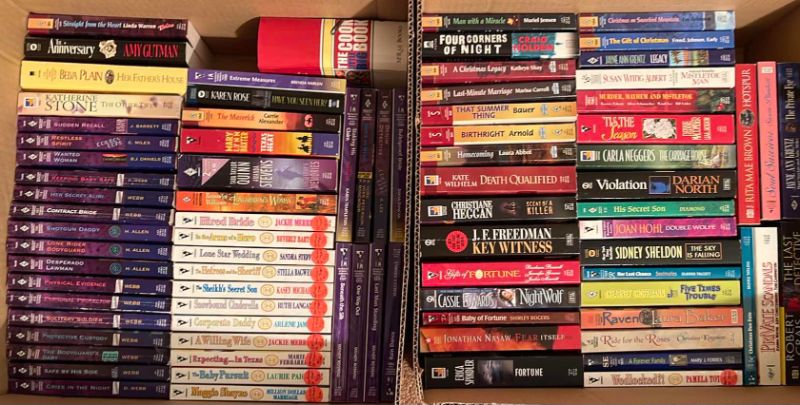 Photo 1 of ASSORTED PAPERBACK BOOKS - LARGE LOT