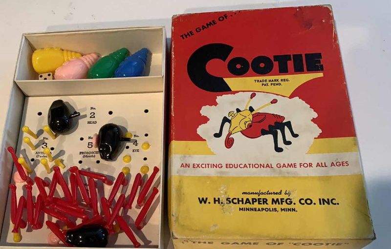 Photo 1 of VINTAGE COOTIE GAME 1949