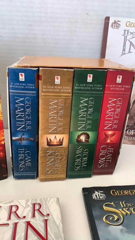 Photo 3 of GEORGE MARTIN A GAME OF THRONES BOOKS