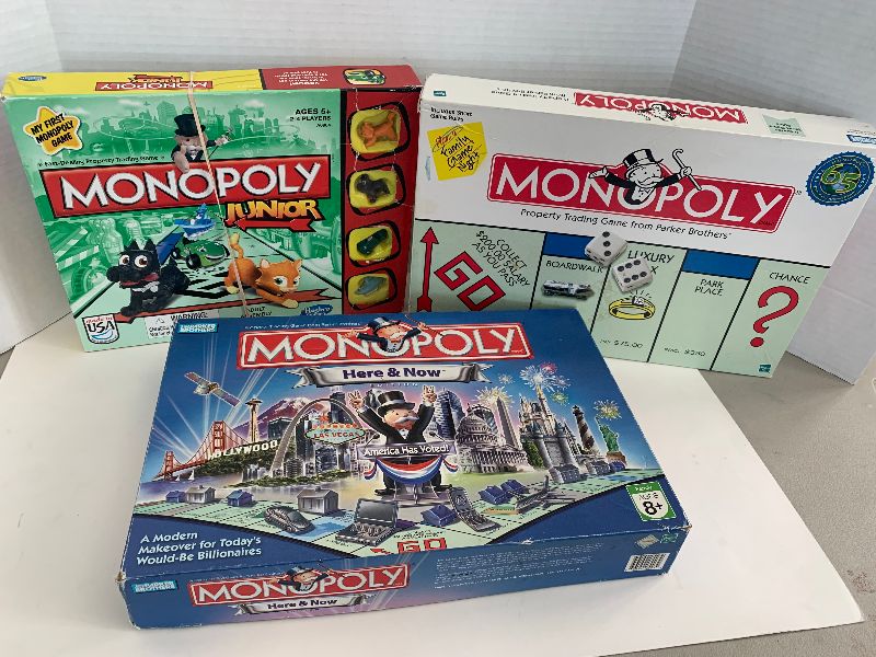 Photo 1 of MONOPOLY GAMES