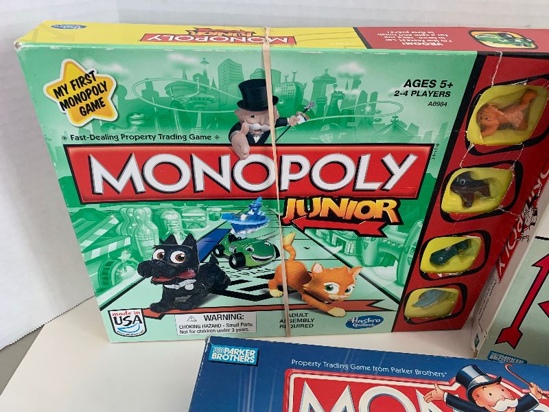 Photo 4 of MONOPOLY GAMES