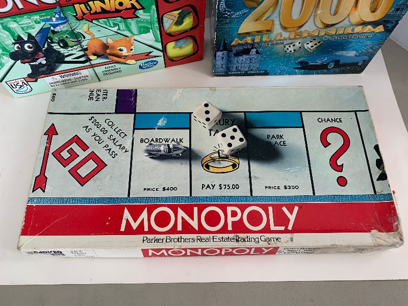 Photo 3 of MONOPOLY GAMES