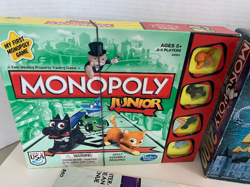 Photo 2 of MONOPOLY GAMES