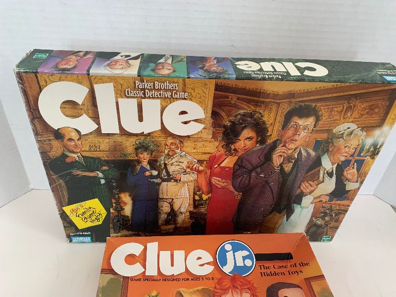 Photo 2 of CLUE GAMES