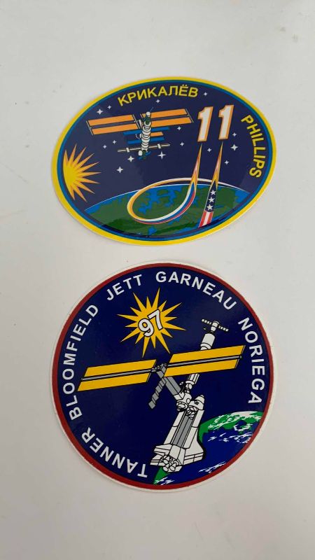 Photo 3 of 10 PCS SPACE STATION/ SPACE SHUTTLE STICKERS