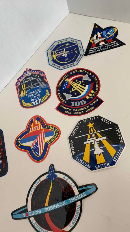 Photo 4 of 10 PCS SPACE STATION/ SPACE SHUTTLE STICKERS