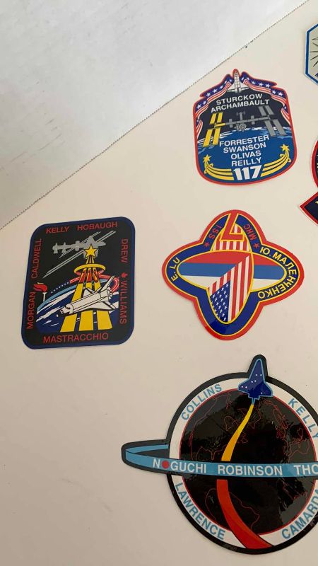 Photo 2 of 10 PCS SPACE STATION/ SPACE SHUTTLE STICKERS