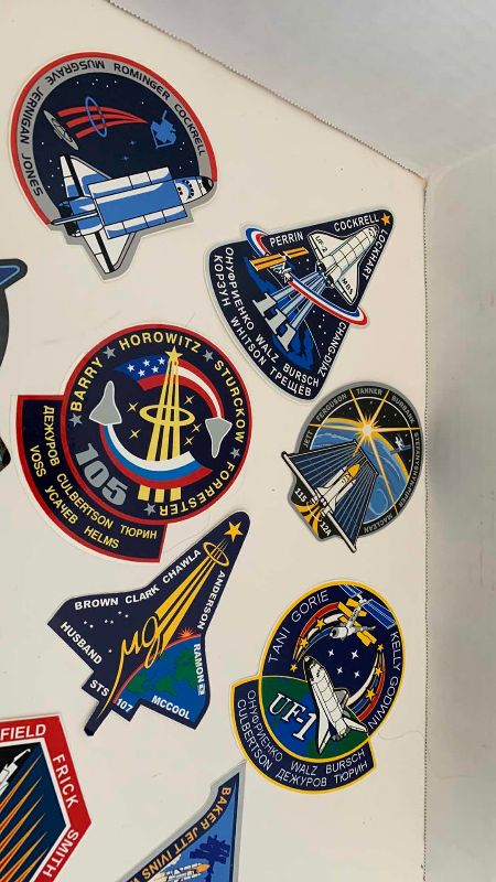 Photo 4 of 10 PCS SPACE SHUTTLE STICKERS