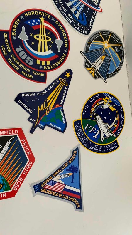 Photo 2 of 10 PCS SPACE SHUTTLE STICKERS