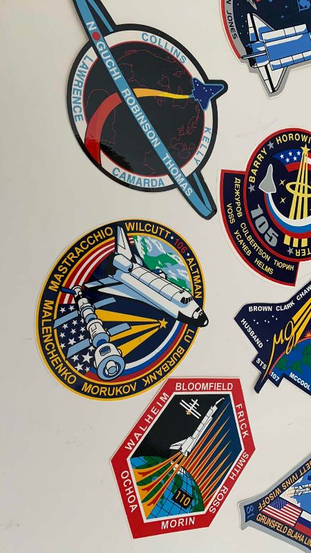 Photo 3 of 10 PCS SPACE SHUTTLE STICKERS
