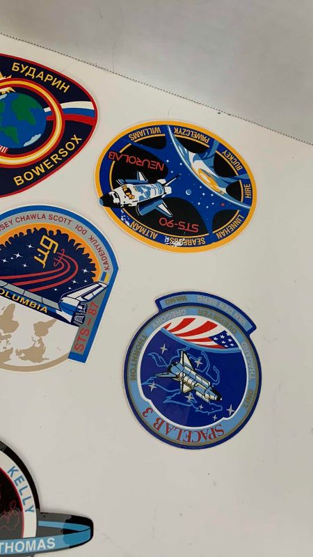 Photo 3 of 10 PCS SPACE SHUTTLE STICKERS