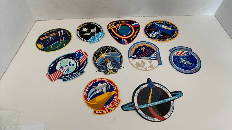 Photo 1 of 10 PCS SPACE SHUTTLE STICKERS