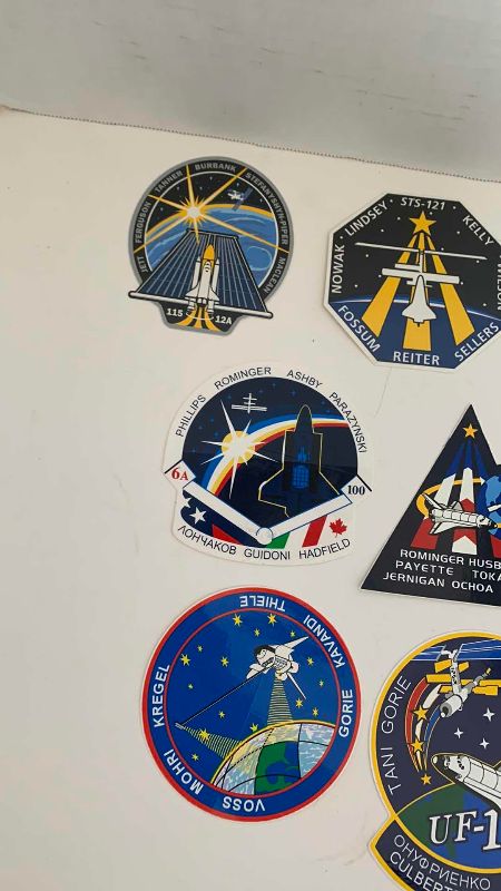 Photo 2 of 10 PCS SPACE SHUTTLE STICKERS