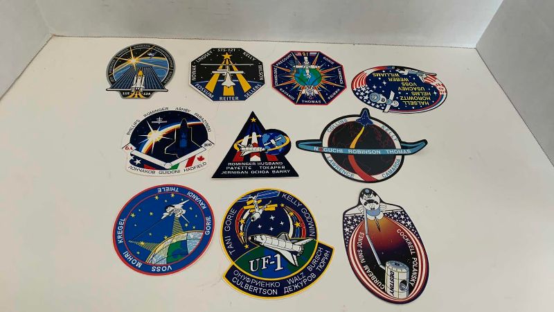 Photo 1 of 10 PCS SPACE SHUTTLE STICKERS