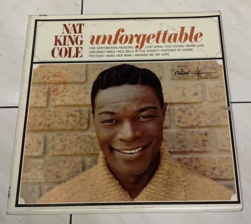 Photo 1 of NAT KING COLE UNFORGETTABLE ALBUM