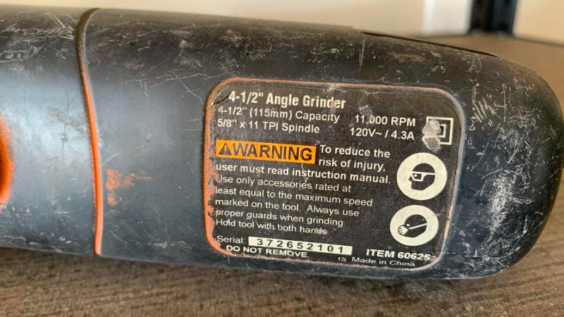 Photo 3 of 2-4 1/2” ANGLE GRINDERS