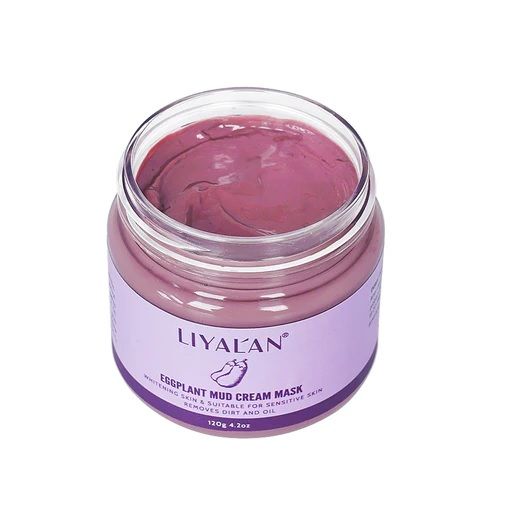 Photo 1 of EGGPLANT MUD MASK REDUCES MELANIN LIGHTENS SPOTS CLEARS SEBUM BUILDUP AND HELPS OIL CONTROL NON TIGHTENING MUD MASK LEAVING SKIN CLEAR AND REFRESHED NEW