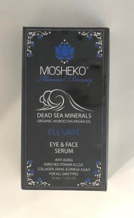 Photo 2 of EYE AND FACE SERUM DECREASES DRY DAMAGED SKIN TIGHTENS AND LIFTS AROUND SENSITIVE EYES BOOSTS COLLAGEN MADE WITH DEAD SEA MINERALS ANTI AGING VITAMIN A C D E NEW SEALED 