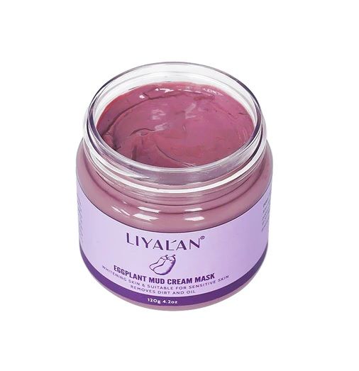 Photo 2 of EGGPLANT MUD MASK REDUCES MELANIN LIGHTENS SPOTS CLEARS SEBUM BUILDUP AND HELPS OIL CONTROL NON TIGHTENING MUD MASK LEAVING SKIN CLEAR AND REFRESHED NEW