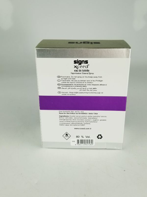 Photo 2 of PURPLE AND SILVER SIGNS PERFUME NEW 